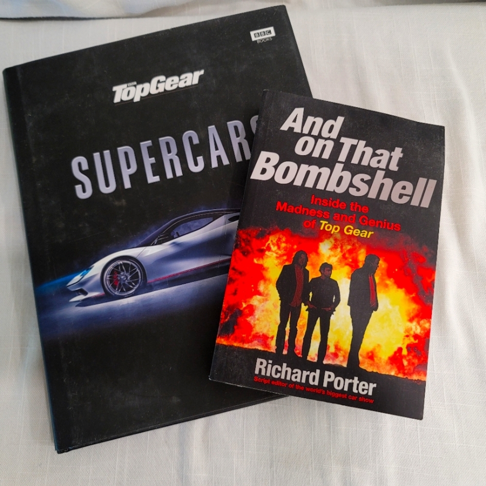 Top Gear FANS! 2 Book Set- Supercars and And on That Bombshell